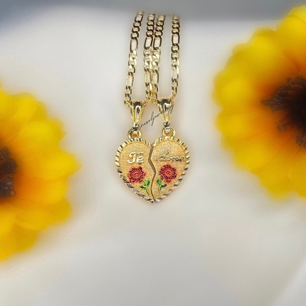 Rose “Te Amo” Necklace